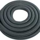 50 Ft. Commercial Grade Vacuum Hose with 2 Inch Diameter (Gray)