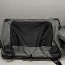 Amazon Basics 4-Doors Portable Soft-Sided Folding Travel Crate Kennel for cat, Dog, and Other Small Animals, Grey, S 26" x 18" x 18"