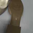 Ankis Closed Toe Heels for Women, Black Nude White Gold Silver 1 Inch Women's Flats Low Block Heel Women Dress Shoes Womens Pumps Work Shoes with Ankle Strap for Spring Fall, Gold Glitter