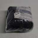 NAISI Sectional Couch Covers 6 Pieces Velvet Couch Cushion Covers L Shape Soft Stretch Sofa Slipcovers with 2pcs Pillowcases for Left/Right Chaise Sectional Couch(2 Seater+1 Chaise+3 Back,Black)