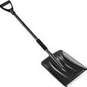 Snow Shovel, Snow Shovel with Ergonomic D-shaped Handle, Portable Snow Clearing Tool, Multifunctional Removable Snow Shovel for Balconies, Walkways, Stairs, Gardens, Garages, Cars