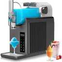 Slushie Maker Black Big Ice Machine, 86oz Liquid Capacity Frozen Drink Makers Home