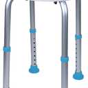 Carex Swivel Shower Stool With Padded Seat, Shower Seat For Seniors, Elderly, Handicap, Disabled, or Those Home From Surgery, Blue