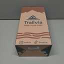 Trailvia Comfortable Footbed Sandals for Men & Women  Adjustable Buckle & Arch Support, Waterproof Summer Slides for Outdoor, Beach & Everyday Adventures (Black)