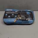 SEESII Cordless Caulking, 21V Battery Powered Caulk, Electric Caulking w/2 x 2.0Ah Batteries, 9Pcs Caulk Remover Tool, LED Light, Auto Retract for Filling, Sealing (Blue)