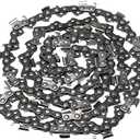 20-Inch Chainsaw Chain ChicRosa 325 Pitch .058 Gauge Chainsaw 76 Drive Links Spare Replacement for Caton, Origen, Steele