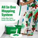 Libman Tornado Spin Mop System | Mop and Bucket with Wringer Set | Mops for Floor Cleaning | 1 Mop Head Included