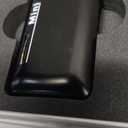 2 Pack Mini Butane Lighter, Double Jet Torch Lighter with Visible Window, Refillable and Adjustable Pocket Lighter, Great Little Gift for Men and Women, Black and Blue (Without Gas)