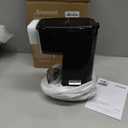 2-in-1 Single Serve Coffee Maker for K Cup Pods & Ground Coffee, 6 to 14 oz Brew Sizes, Compact Small Brewer with Dual Buttons, Adjustable Drip Tray for Travel Mugs, Silver