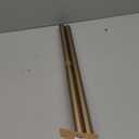 Ivilon Window Curtain Rod Decorative End Cap Design, 1 Inch Rod, 72 to 144 Inch. Warm Gold