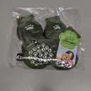 EXPAWLORER Anti Slip Dog Socks to Prevent Licking Paws, Shoes for Hot Pavement, Dog Booties for Small Medium Large Senior Dogs, Traction Control Boots & Paw Protectors for Hardwood Floors ArmyGreen (Large (4 Count))