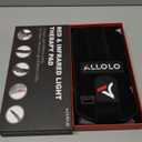 ALLOLO Red Light Therapy for Body, 3-in-1 LED Bead Red Light Therapy Belt with Timer Remote Control, 12.6"*6.3" 660nm&850nm Infrared Light Therapy for Body Back Waist Shoulder Knee Joint (Corded)