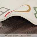 Topotdor Rainbow Round Kids Play Rug Alphabet Nursery Area Rug Extra Large Soft Crawling Play Mat for Children Toddlers Bedroom (40 inch, Multi Color)