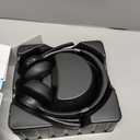 TECKNET Wireless Headset, Bluetooth Headset with Noise Cancelling Microphone - Rechargeable Bluetooth V5.2 Headphones, 50H Playtime & Mic Mute, On Ear Headphones for Trucker/Remote Work/Call Center (Deep Black)