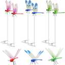 Dragonfly Clip Bug Repe Llent - 3D Dragonfly Clips,6 Pack-Garden Decor Deer and Horse Fly Deterrent for Indoor/Outdoor Garden