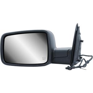 Driver Left Side Door Mirror Power Heated Manual Folding with Temperature Sensor Textured Back Cover for Ram 1500 2014-2018, 1500 Classic 2019-2022, 2500 2013-2018