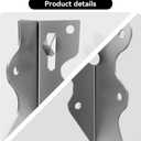 20 Pcs 2X4 Joist Hanger Tie Brackets 18 Gauge Galvanizing Face Mount Joist Hangers for Wood Hurricane Ties Widely Applicable Rafter Ties