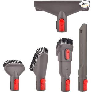 Accessory Tool Kit Attachment Set for Dyson V7 V8 V10 V11 V12 V15 SV10 SV11 Absolute Animal Motorhead Cyclone Fluffy Mattress Outsize Vacuum Cleaner Accessories Bundle Replacement Brush Tools