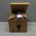 EDISHINE Tripod Table Lamp, Small Cute Bedside Lamp with Linen Beige Lampshade, Nightstand Lamp for Nursery, Bedroom, Kid Room, Living Room, Light Brown Wooden Base, E26 Socket, 14.2 Inch