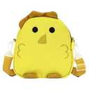 Cute Nylon Chicken Shoulder Bag, Crossbody Bag, Novelty Purse, Kawaii Animal Purse with Zipper for Women
