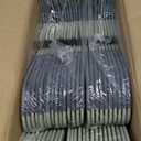 Heavy Duty Plastic Hangers 50 Pack with Non-Slip Design,0.2 Inches Thick,360Swivel Hook Space Saving Organizer for Bedroom Closet,Shirts,Pants,Strong Enough for Coat(Matcha Green- S Shaped)