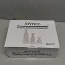 Vertical Stripe Candlestick Holders Set of 3, Premium Glass Candle Holders for Candlesticks and Taper Candles, Vintage Candle Holder Decor for Table Centerpiece, Amber