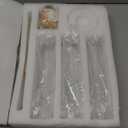 Glass Hurricane Candlestick Holders Gold - Romadedi Set of 6 Taper Candle Holder Bulk Tall Clear Glass Cylinder Table Centerpiece Wedding Decor Party Birthday Christmas Home Decorations