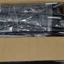 Kids Soccer Goals for Backyard Set of 2-6x4 ft Portable Pop Up Soccer Nets Training Equipment with Soccer Ball, Ladder, Cones, Ideal Birthday for Kids,Baseball & Softball Batting Cages (Fluorescent Yellow)