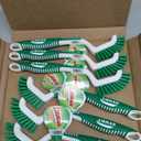 Libman Commercial 18 Tile and Grout Brush, Polypropylene, 9.75" Total Length, Green and White (Pack of 6)