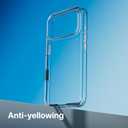 RhinoShield Phone Case Compatible with iPhone 17 Pro | Clear Case - Anti-Yellowing, High Transparency, Shockproof with Military Grade Drop Protection - Transparent
