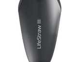 LifeStraw Peak Series - Compact Gravity Water Filter System - 3L for Backpacking, Group Camping, Hiking and Travel, Mountain, Black