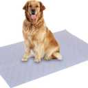 Dog Grass Large Potty Patch, Artificial Dog Grass Bathroom Turf for Pet Training, Washable Puppy Pee Pad, Perfect Indoor/Outdoor Portable Potty Pet Loo (Replacement Pee Pad) (L-35"X22.6")