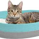 Kitty City Cat Bed, Cotton, 14"W x 19"L x 5"H