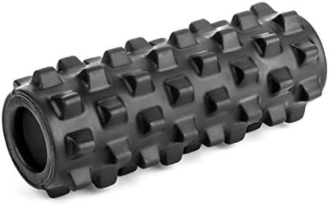 Amazon.com : RumbleRoller - Extra Firm Textured Muscle Foam Roller Manipulates Soft Tissue Like A Massage Therapist (Black, Compact) : Sports & Outdoors
