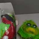 Santa Costume Adult.Christmas Costume 7pcs Suit With Green Monster Mask and Red Hat.Christmas Gift Box Packaging