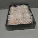 Pink Christmas Tree Ornaments Ball, 12 Pcs 4 Styles Hand-Polished Christmas Balls Shatterproof Xmas Hanging Ornaments Decor Set for Tree Garland Wreath (Rose Gold)