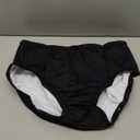 EEOST Adult Reusable Swim Diapers Special Needs Swimwear for Incontinence Cloth Diaper Covers Waterproof,Leakproof, Unisex, size L, Black