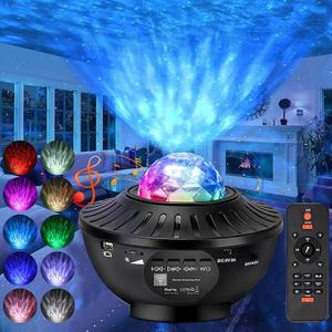 Airheads Star Sky Projector, LED Galaxy Projector Ceiling, Star Night Light Projection with Remote Control (Black)