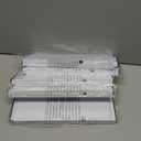 Lifewit 5 Pack Drawer Dividers 4" High, 11-17" Adjustable Dresser Drawer Organizers for Clothes, Expandable Dresser Separators in Bedroom/Bathroom/Kitchen/Vanity/Office Organization and Storage, White