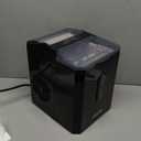 Aeitto Nugget Ice Maker Countertop, 55lbs/Day, Large Capacity Chewable Ice Maker, Rapid Ice Release in 5 Mins, Self-Cleaning with Stainless Steel Housing Ice Machine for Home Office and Party, Black (Black)