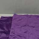DEZENE 18"x18" Throw Pillow Cases Purple: 2 Pack Cozy Soft Velvet Square Decorative Pillow Covers for Farmhouse Home Decor