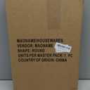 MAONAME Gold Decorative Tray for Coffee Table, Modern Serving Tray with Handles, Plastic Ottoman Trays for Living Room, Bathroom Decor, 15.8" L x 10.2" W x 1.4" H