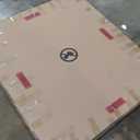 Lorell Tempered Glass Chairmat with Lip 48" x 42"