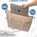 JUNGYOON Gym Bag for Women  Lightweight Weekender Overnight Bags with Toiletry Pouch, Quilted Travel Duffle Carry On Bag (Khaki)