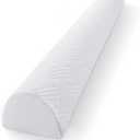 Ceekliybear 1-Pack Premium Foam Bed Bumpers for Toddler, Non-Slip Bed Rails for Toddlers for Twin, Queen, King Beds, Machine Washable Bumpers Cover for Easy CareSize52" x 7" x 5" (White)