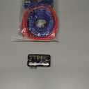 1200W RGB Subwoofer, Slim Underseat Car Subwoofer and Amp Package with RGB Beat-Synced Light, Individual Control for Low Pass/Gain/Boost Bass, Deep Bass Perfect for Truck/SUV/Jeep/MPV