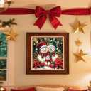 cviokrdu Christmas Paint by Numbers Kit for Adults - Christmas Adult Paint by Number Kits on Canvas, DIY Tree Oil Painting for Gift Home Wall Decor (16x20inch)