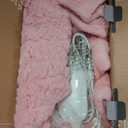 CYMULA Heated Weighted Blanket for Adults, Weighted Heated Blanket 48" x 72", 15lbs Sherpa Fleece Weighted Electric Blanket Soft Heating Blanket with 10 Heating Levels & 1-8 Hours Auto Off, Pink