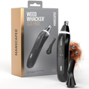 MANSCAPED® Weed Whacker® 3.0 PRO - Men's Electric Nose, Ear & Eyebrow Hair Trimmer – SkinSafe® Dual-Head System, LED Spotlight, Waterproof, Rechargeable, Travel Lock, Eyebrow Comb Attachment