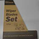 OEM Quality Windshield Wiper Blades, 18 and 18 DSV Standard Car Wiper Blades With Universal U/J Hook Only, Automotive Replacement Wiper Blades for my Car, Water Repellency Wiper Blade, Pack of 2